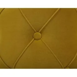 Beliani PUEBLO - Poef - Geel - 40/33 cm - Fluweel Clearance