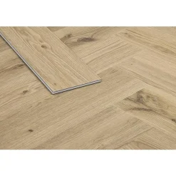 Leen Bakker PVC vloer Klik Visgraat - Oak Naturel - 1,28 m2 Hot