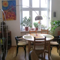 QAZQA booglampen booglamp xxl zilverkleurig e27 Sale