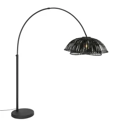 QAZQA booglampen pua zwart e27 Clearance