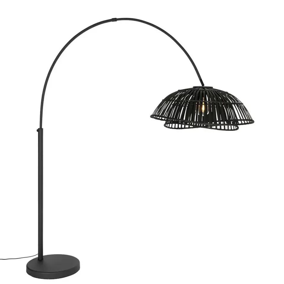 QAZQA booglampen pua zwart e27 Clearance