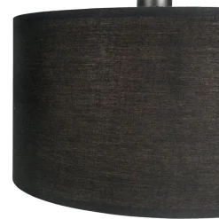 QAZQA booglampen vinossa zwart e27