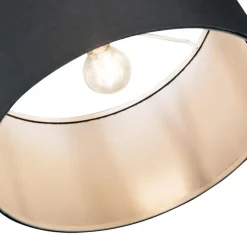 QAZQA booglampen vinossa zwart e27 Best