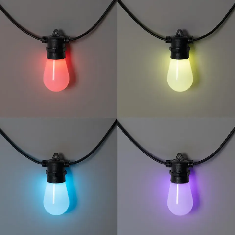 QAZQA buitenlampen chill zwart geïntegreerde led New