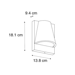 QAZQA buitenlampen met sensor femke zwart gu10 Hot
