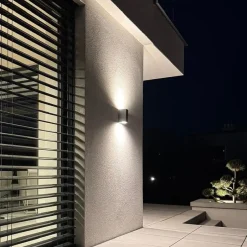 QAZQA buitenlampen met sensor baleno zwart gu10 Discount