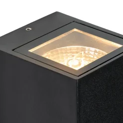 QAZQA buitenlampen met sensor baleno zwart gu10 Discount