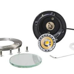 QAZQA grondspots basic zilverkleurig gu10 Hot