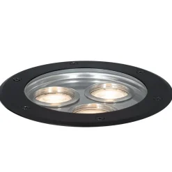 QAZQA grondspots tribus zwart gu10 Online