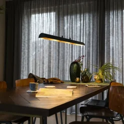 QAZQA hanglampen balo zwart geïntegreerde led Discount