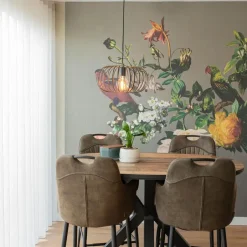 QAZQA hanglampen johanna zwart e27 Online