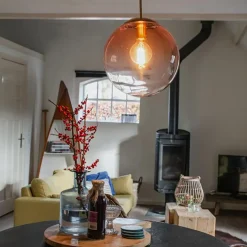 QAZQA hanglampen pallon roze e27 Sale