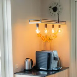 QAZQA hanglampen shelf zwart e27 New