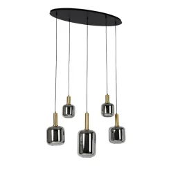 QAZQA hanglampen zuzanna grijs e27 Sale