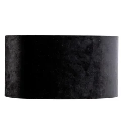 QAZQA lampenkappen cilinder velours zwart New