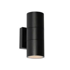 QAZQA Professional wandlampen buiten duo zwart gu10 Sale