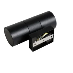 QAZQA Professional wandlampen buiten duo zwart gu10 Sale