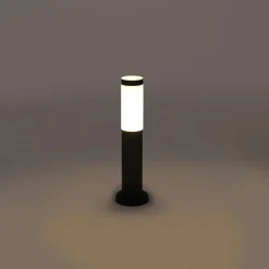 QAZQA staande buitenlampen rox grijs e27