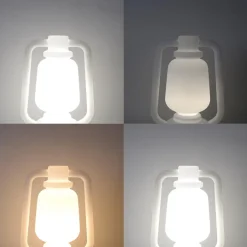 QAZQA staande buitenlampen storm wit e27 New