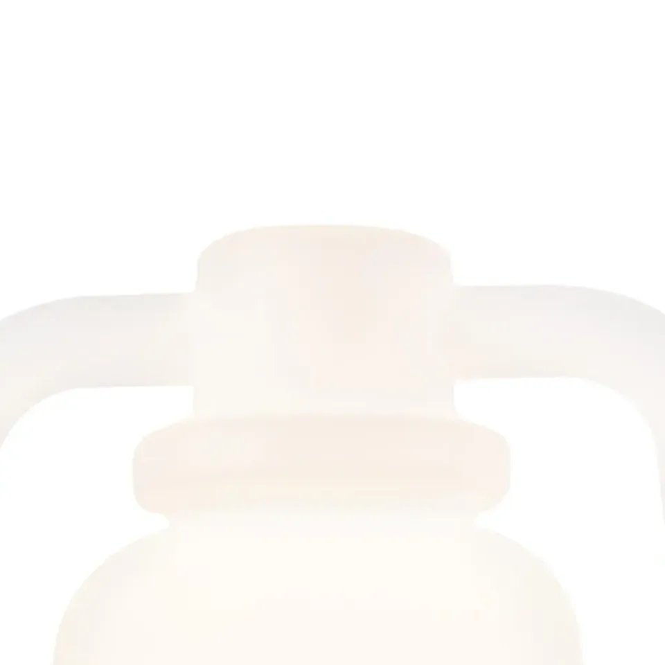 QAZQA staande buitenlampen storm wit e27