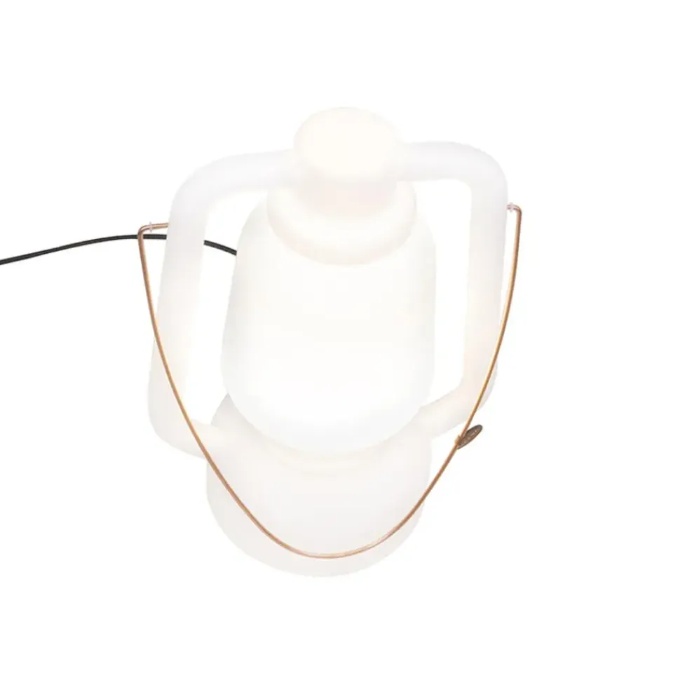 QAZQA staande buitenlampen storm wit e27