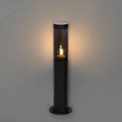 QAZQA staande buitenlampen rox zwart e27 Online
