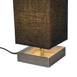 QAZQA tafellampen milo tl zwart e14 New