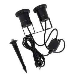 QAZQA tuinspots basic zwart gu10