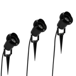 QAZQA tuinspots done zwart gu10 Online