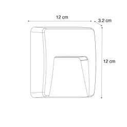 QAZQA tuinspots gem zwart geïntegreerde led Discount