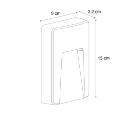 QAZQA tuinspots gem zwart geïntegreerde led Clearance