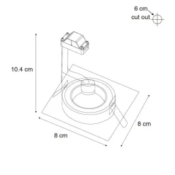 QAZQA tuinspots xena wit gu10 New
