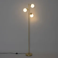 QAZQA vloerlampen anouk goudkleurig e14 Online