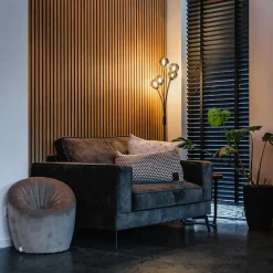 QAZQA vloerlampen athens zwart g9 Discount