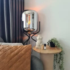 QAZQA vloerlampen bliss zwart e27 New