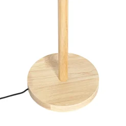 QAZQA vloerlampen mels crème e27 Online