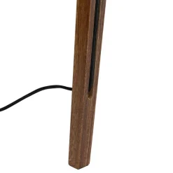 QAZQA vloerlampen tripod_classic bruin e27 Sale