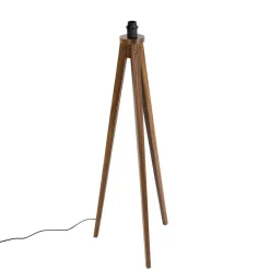 QAZQA vloerlampen tripod_classic bruin e27 Sale