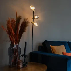 QAZQA vloerlampen vidro goudkleurig e14 New