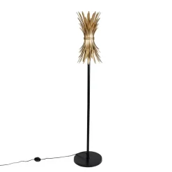 QAZQA vloerlampen wesley goudkleurig e27 New