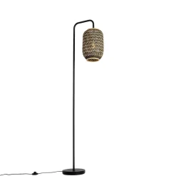 QAZQA vloerlampen yvonne zwart e27 New