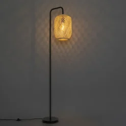 QAZQA vloerlampen yvonne crème e27 Discount
