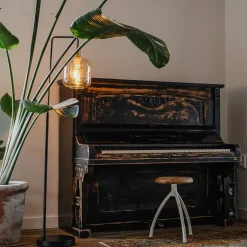 QAZQA vloerlampen zuzanna oranje e27 Best