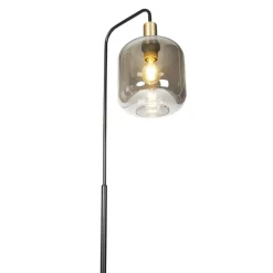 QAZQA vloerlampen zuzanna grijs e27