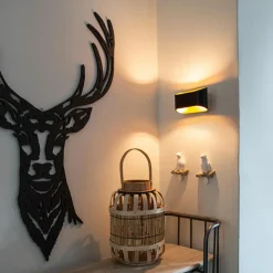 QAZQA wandlampen alone zwart g9 Clearance