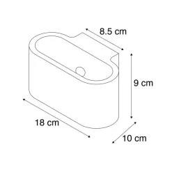 QAZQA wandlampen arles wit g9 Discount