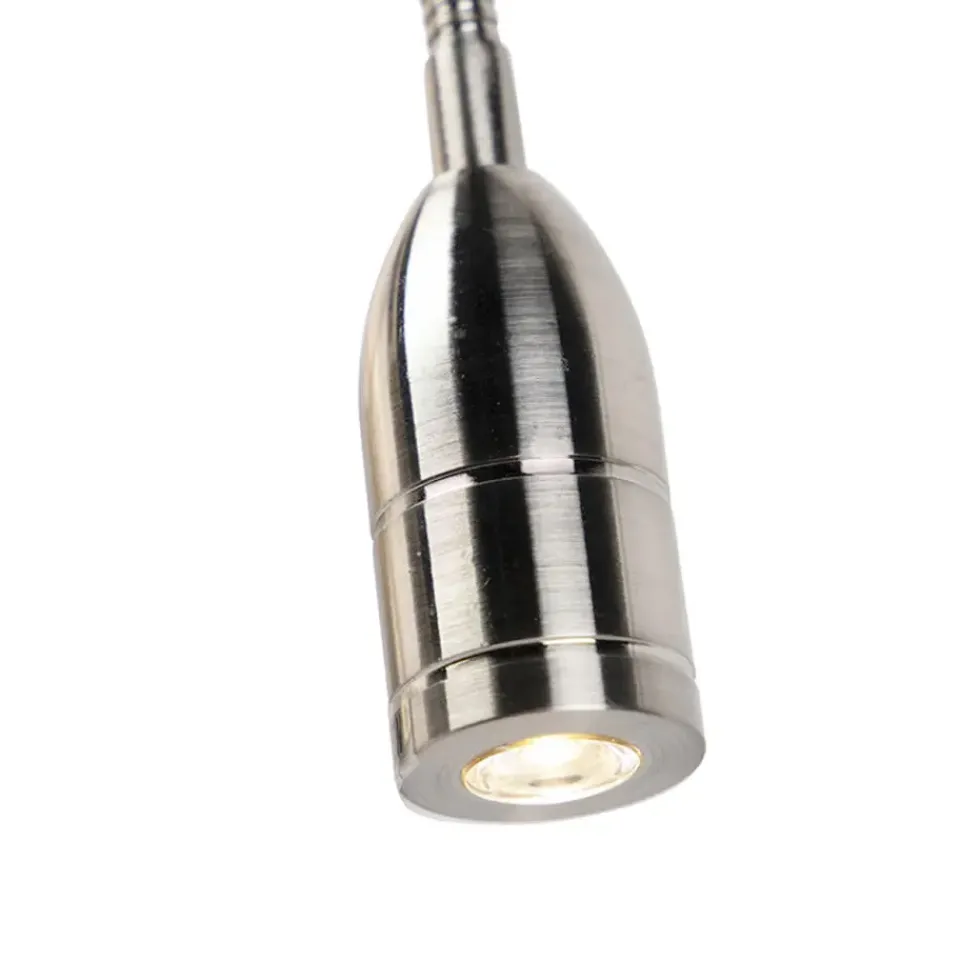 QAZQA wandlampen bergamo wit e27 New