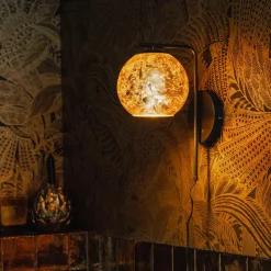 QAZQA wandlampen bert goudkleurig e27 Sale