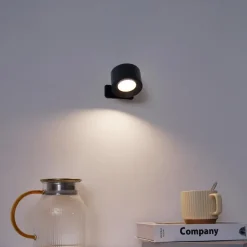 QAZQA wandlampen bright zwart geïntegreerde led Discount