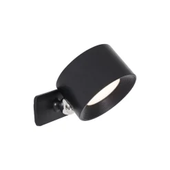 QAZQA wandlampen bright zwart geïntegreerde led Discount